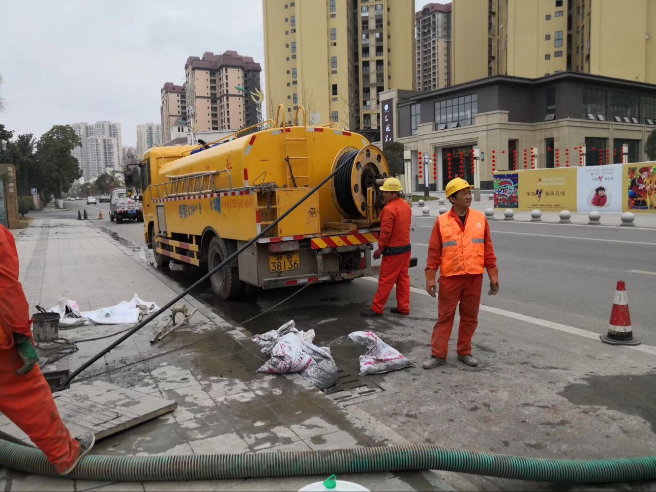 江阳排污管道清淤-管道清洗