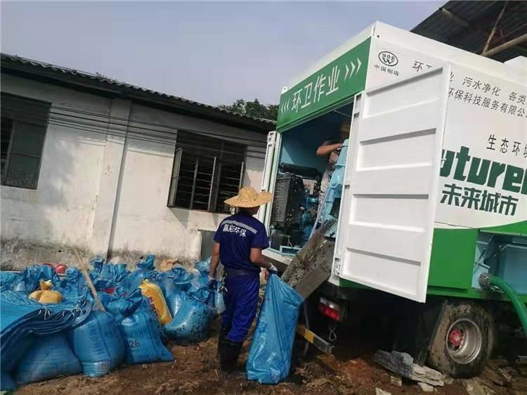 江阳工业污泥压干处理